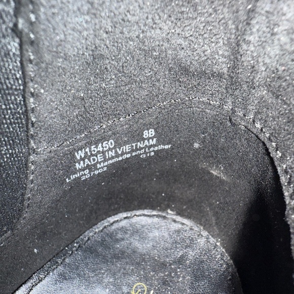 Cole Haan Black Leather Lace Up Wedge Waterproof Ankle Boots - Picture 11 of 11